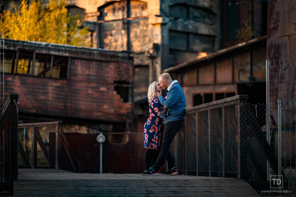 Předsvatební fotografie od fotografa Tomáše Drozda v Dolní oblasti Vítkovice