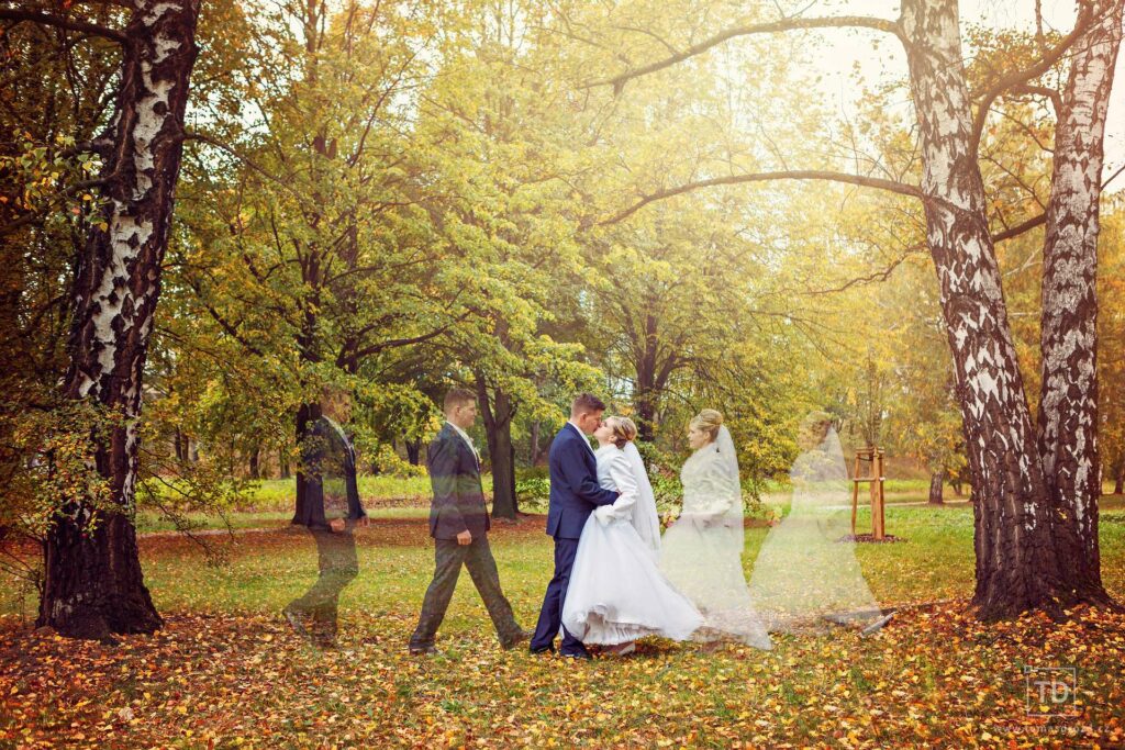 Svatební fotografie ženicha a nevěsty od fotografa Tomáše Drozda