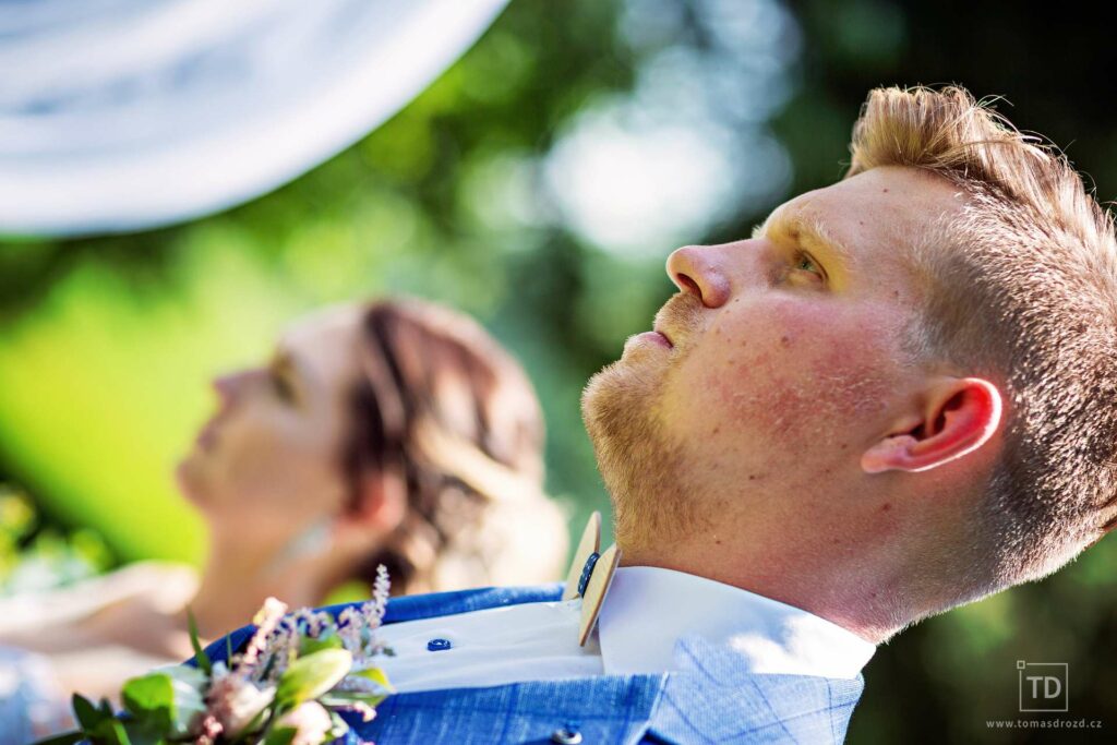 Svatební fotografie Lenky a Michala ze svatby v mlýně U vodníka Slámy