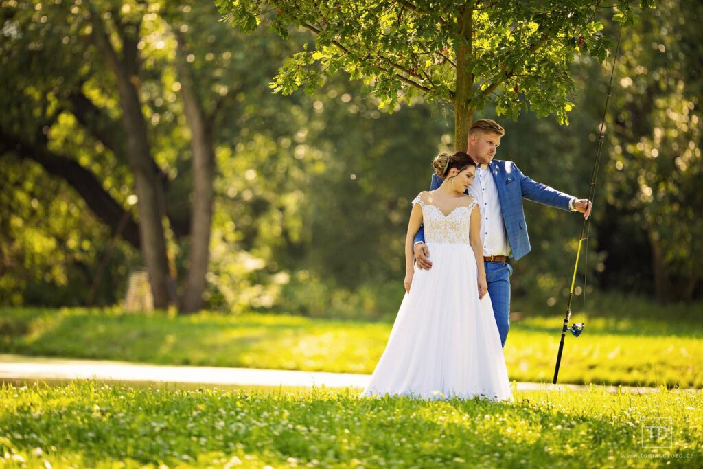 Svatební fotografie Lenky a Michala ze svatby v mlýně U vodníka Slámy