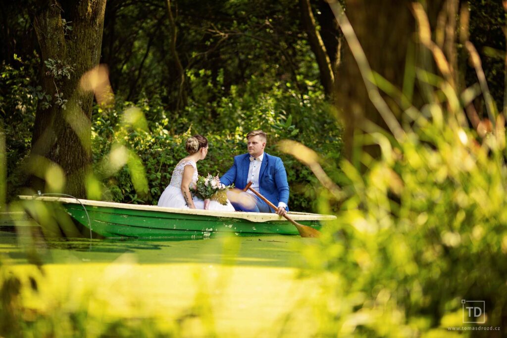 Svatební fotografie Lenky a Michala ze svatby v mlýně U vodníka Slámy